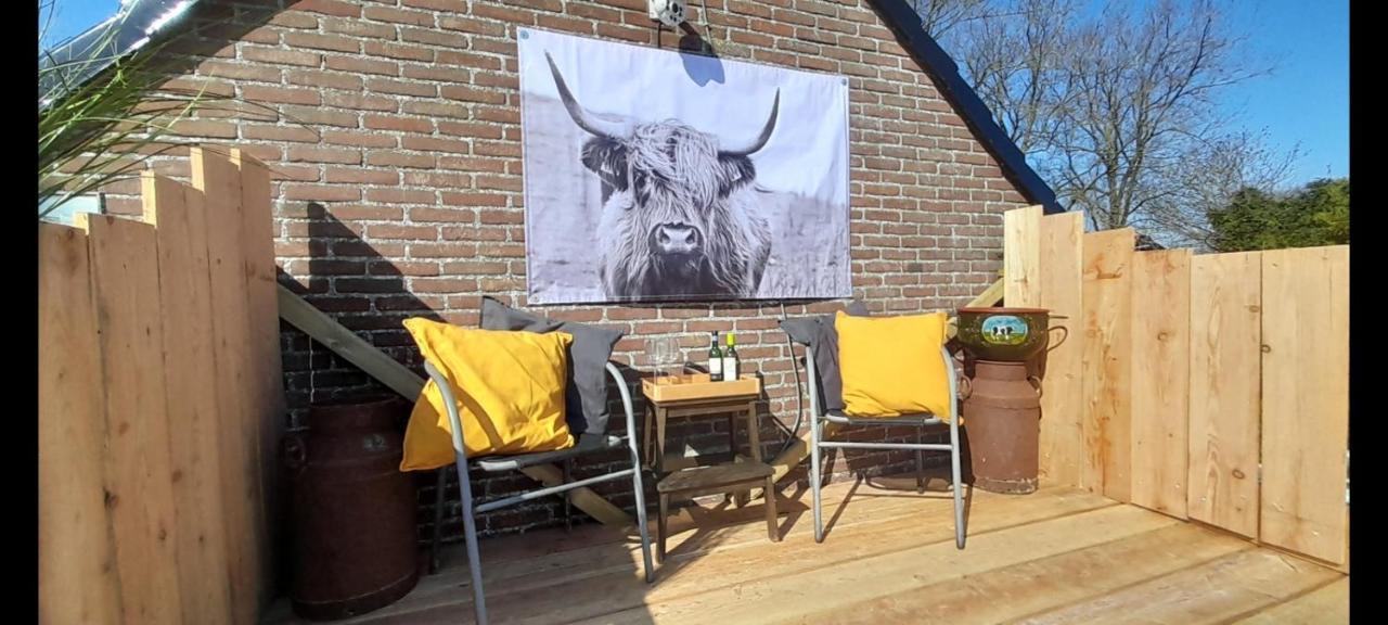 فندق De Huifkar, Trekkershut Bij Sneek Hommerts المظهر الخارجي الصورة